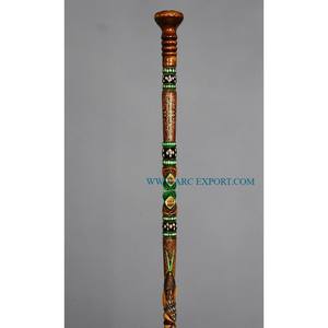 Bâton de marche de luxe en forme de rose polie miroir brillante conception merveilleuse faite à la main bâton de marche moderne le plus vendu d'Inde - Product Image 4