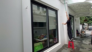 Fenêtre coulissante en aluminium de style moderne Holcom avec réduction du bruit de rupture thermique pour cuisine hôtel salon économie d'énergie - Product Image 5