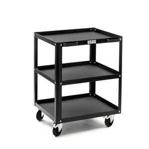 USAG Three-Shelf Multi-Purpose Roller Cabinet for <b>Tool</b> <b>Storage</b> - Product Image 2