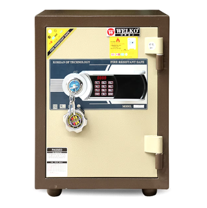 Fábrica de cajas de seguridad de Corea-Cajas fuertes más vendidas WELKO LX500 Long Led Brown - Product Image 1