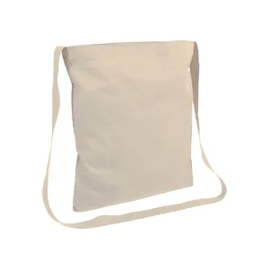 Borsa Tote in Cotone Personalizzata 130 G/m2 con Tracolla per Promozioni - Product Image 1