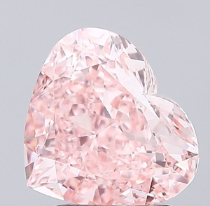 Heart 2.41 CT VVS2สีชมพูสดใสแบบแฟนซีเหมาะสำหรับปลูกเพชรรูปหัวใจและทำเครื่องประดับเพชรชนิดอื่น - Product Image 1