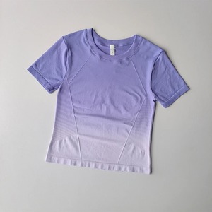 Ropa de Yoga suelta Tops de manga corta para correr ropa de secado rápido camisetas deportivas cortas ropa de Fitness hueca para mujer - Product Image 3