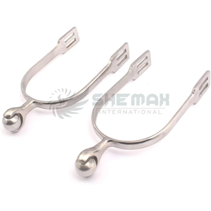 Espuelas de equitación de alta calidad fabricadas con materiales de primera calidad y logotipos únicos para una apariencia de equitación profesional - Product Image 1