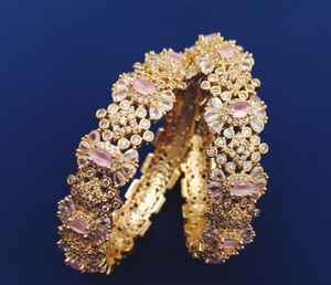 Bracelets sans ternissement plaqués or 18 carats, étanches, anti-ternissement, hypoallergéniques, en acier inoxydable, bijoux tendance pour femmes - Product Image 3