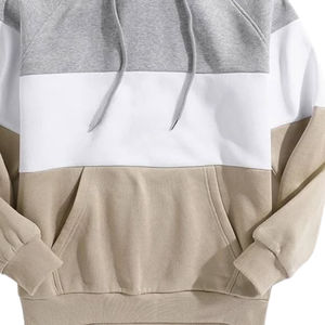 Sweats à capuche pour hommes surdimensionnés, design personnalisé, hiver, 100% coton, polaire, uni, à capuche, coupe-vent, écologiques, sweats à capuche pour hommes - Product Image 5