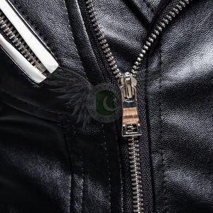 2022แจ็คเก็ตนักขี่จักรยานหนังเทียมตัวยาวสำหรับผู้ชาย, เสื้อแจ็คเก็ตบุขนแกะยาวผ้าคอตตอนให้ความอบอุ่นมีลายไซส์ใหญ่พิเศษ - Product Image 5