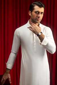 Vente en gros OEM de vêtements longs en coton Shalwar Kameez pour hommes, meilleurs modèles, robes musulmanes Salwar Kameez indiennes du Pakistan - Product Image 4