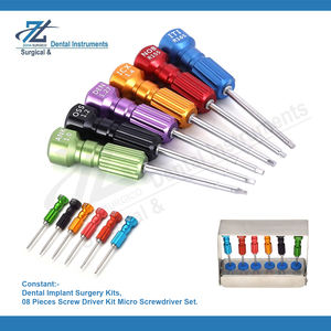 6Pcs Lab Implant <b>Screw</b> <b>Driver</b> Kit Micro Screwdriver Tools <b>Set</b> Dental Surgical Drill Burs Kit Dental Implant Instruments - Product Image 2