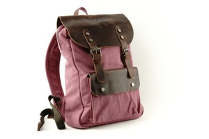 Sac à dos de luxe en cuir et toile, rétro, pour voyage en plein air, randonnée, école, ordinateur portable, léger, grande capacité, modèle écologique - Product Image 5