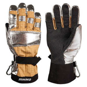 Heavy Duty Men's Industrial Short Cowhide Leather <b>Gloves</b> for Construction Work Safety Bufalo Split Cow Welding Anti-Static - Product Image 3