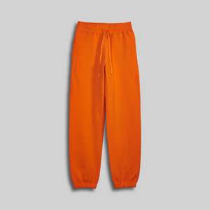 Pantalones Deportivos Clásicos 100% Algodón para Hombre, Corte Holgado, Pantalones para Correr, Logotipo Personalizable Disponible, Tallas XL a 6XL, Cintura Elástica Recta - Product Image 1