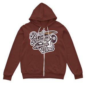 เสื้อมีฮู้ดซิปเทอร์รี่ผ้าคอตตอน100% สำหรับผู้ชายเสื้อผ้าแนวสตรีทผ้าคอตตอนผลิตตามสั่ง - Product Image 5