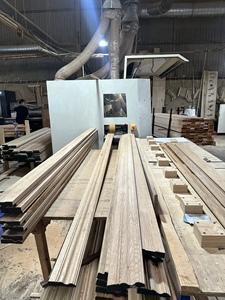 Moldura de Madera Maciza Blanca, Moldura de Pared Moderna con Patrón de Cuerda, Paneles de Madera Sin Acabado para Proyectos de Villas, Moldura de Zócalo de Madera - Product Image 4