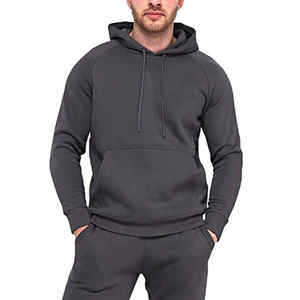 Chándal atlético para hombre, conjunto a juego, jersey de manga larga con cuello redondo y pantalones para correr, chándal para hombre, algodón 100% - Product Image 4