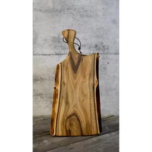 Planche à découper rectangulaire en bois moderne 100% naturelle, de haute qualité, écologique, lavable au lave-vaisselle, design haut de gamme pour la maison et les restaurants - Product Image 5