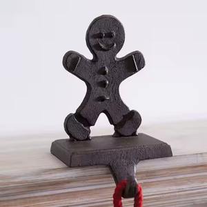 Soporte de media de metal moderno para Navidad Gancho de vacaciones minimalista elegante para medias y decoración pequeña - Product Image 1