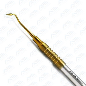 Équipements dentaires Ce de haute qualité Instrument de remplissage composite dentaire Instruments de remplissage composite enduit de titane doré - Product Image 3