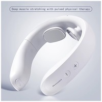 Appareil intelligent électrique sans fil à basse fréquence, acupuncture EMS, masseur cervical à impulsions avec chauffage, batterie 800 mAh