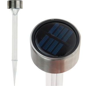 Modern Transparent Solar <b>LED</b> Garden Lamp with Water-Resistant Design and 6-Hour Illumination - Product Image 1