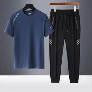 Conjunto Deportivo Personalizado con Logotipo de Alta Calidad para Hombre, Ropa Deportiva Ajustada para Correr y Gimnasio - Product Image 2