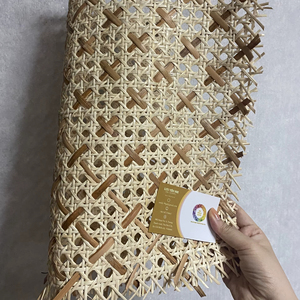 Malla de ratán tejido rombal de Vietnam para restauración de muebles, insertos para puertas de armarios, decoración del hogar y Diseño de Interiores personalizado - Product Image 1