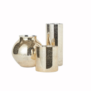 Ensemble de 2 vases décoratifs artisanaux en métal pour table de mariage, hôtel, maison, restaurant ou café, décoration de table, porte-fleurs - Product Image 3