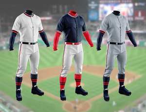 Personalizable 100% poliéster béisbol Jersey transpirable sólido patrón equipo deportes uniforme conjunto - Product Image 5