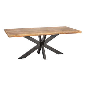 Mangohouten Donald Rechtekst Eettafel Traditioneel Houten Eten Tafel voor - Product Image 5