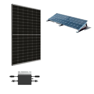 Usine de Puissance de Balcon 800W – Hoymiles et 2x JA Solar Cadre Noir Ensemble de Toit Plat - Product Image 1