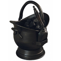 Seau à charbon en métal fait à la main avec finition antique en cuivre, de bonne qualité, forme et taille personnalisées, seau à charbon pour le stockage du charbon
