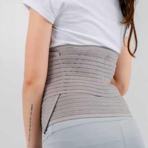 Ceinture Corset en Bambou Maternité Respirante Ultra Douce Élastique en Coton et Sangle de Caoutchouc Façonne la Taille Naturellement Toutes Tailles pour Usage Quotidien - Product Image 2
