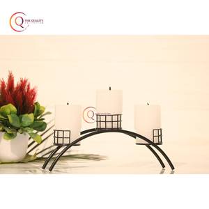 <b>Black</b> Color <b>Metal</b> Antler Style <b>Candle</b> <b>Holder</b> And Unique <b>Candle</b> Jar Premium Quality Large Tabletop Wedding Decorative Accessories - Product Image 1