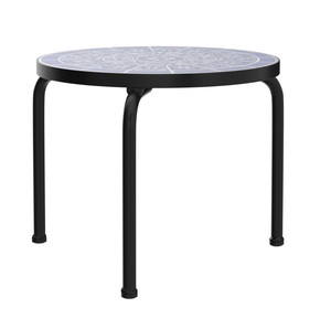 โต๊ะข้างอลูมิเนียมทรงกลมเคลือบทองโต๊ะข้างสำหรับตกแต่งเฟอร์นิเจอร์ - Product Image 1