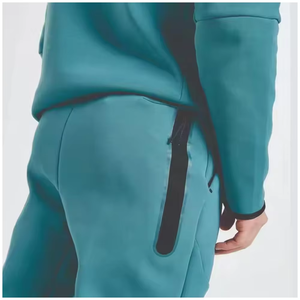 Conjunto Deportivo de Felpa Técnica para Hombre, Corte Ajustado, Transpirable, Marca Privada, Conjuntos de Jogger - Product Image 3