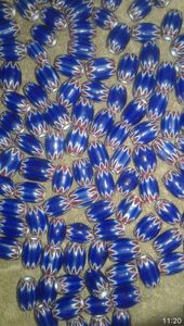 Cuentas de cristal de Murano hechas a mano, joyería de mezcla elegante personalizable, precio bajo, listas para enviar, cuentas sueltas, cuentas de Chevron - Product Image 4