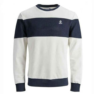 Sweat-shirt en coton biologique lourd de haute qualité Logo personnalisé surdimensionné col rond polaire française 3D personnalisable sweat-shirt blanc - Product Image 4