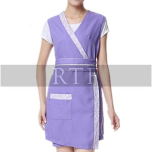 Uniforme de salón SPA ropa delantal estampado logo mujeres belleza uniforme por Raw to Fine - Product Image 5