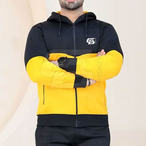 Conjunto de chándal para correr de algodón 100% de talla grande para hombre, ropa deportiva de invierno informal transpirable con logotipo personalizado a la venta - Product Image 3