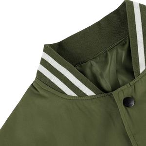 OEM al por mayor de los hombres de cuero personalizado chaqueta de lana de tela Varsity abrigos Chenille bordado Letterman Streetwear cálido invierno nuevo - Product Image 4