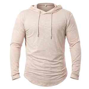Unisex ligero Atlético cremallera-Up sudaderas con capucha de manga larga entrenamiento deporte con capucha Casual gimnasio correr Jogger camisa 100% algodón - Product Image 4