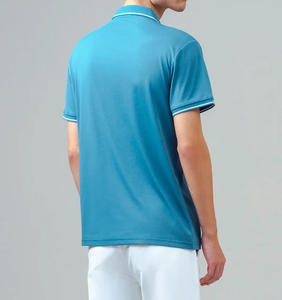 T-shirts respirants et écologiques pour hommes, vente en gros, vêtements de sport d'été pour l'extérieur, logo personnalisé, commande d'échantillon - Product Image 4