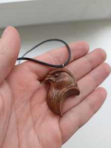 Collares colgantes de resina de alta calidad para hombres y mujeres, collar de resina de madera de cuerda larga, Gargantilla, joyería India - Product Image 2