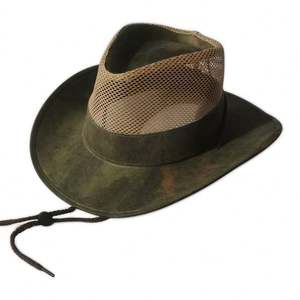 Sombrero de Vaquero de Tela de Algodón con Malla, Logotipo Personalizado, Capeline, Varios Colores y Tamaños - Product Image 1