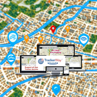 Software de seguimiento GPS compatible con todos los dispositivos Modo AGPS para posicionamiento de contenedores y mascotas Localizador 2G/4G Vista DE SEGUIMIENTO DE PC