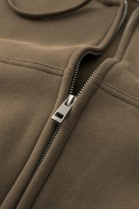 Haut court à capuche à manches longues pour femme, de haute qualité, anti-boulochage, respirant, 100 % coton, style streetwear, hiver - Product Image 5