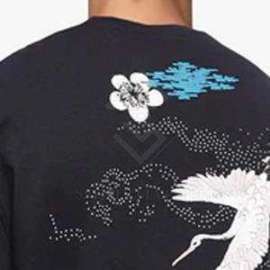 Sweat-shirts imprimés décontractés d'hiver de haute qualité fabriqués en usine, logo personnalisé, tissu polaire, vente en gros pour hommes - Product Image 5