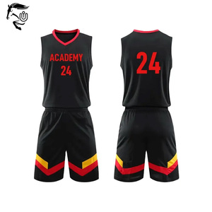 Kit d'usure de basket-ball pour hommes OEM personnalisé imprimé en 3D numéro de nom logo de l'équipe short et maillot respirants du New Jersey - Product Image 4
