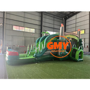 Nouvelle maison gonflable de rebond de thème de <span class=keywords><strong>plage</strong></span> de lunettes de soleil de conception avec la maison sautante combinée de glissière d'eau à vendre - Product Image 6