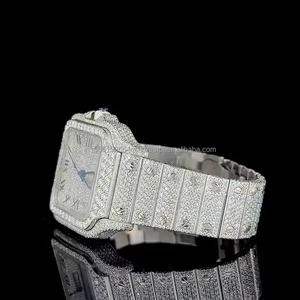 Reloj de Cuarzo para Caballero Moderno, de Acero Inoxidable y Aleación, con Diamante Moissanita, para Eventos Corporativos y Estilo Formal - Product Image 3